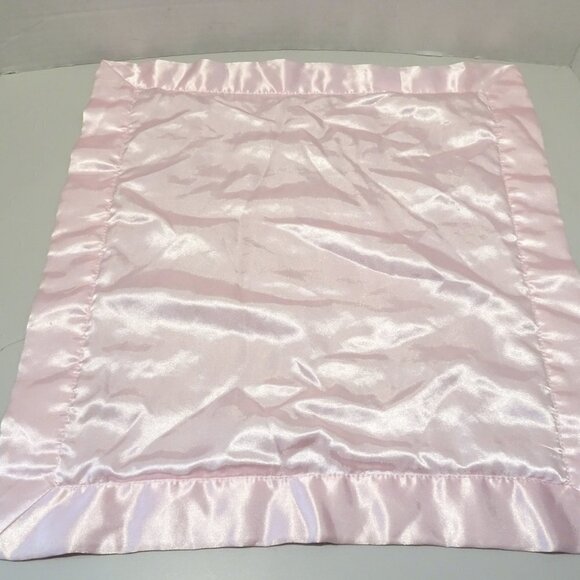 Blankets and Beyond Pink Square Satin Edged Lovey Thank Heaven Little Girls - Picture 4 of 5